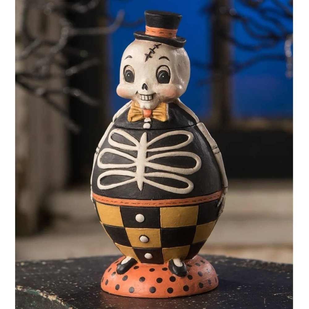 Bethany Lowe by Johanna Parker Silly Bones Spooks Collectible Container